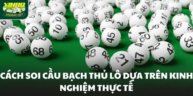 Cách soi cầu bạch thủ lô dựa trên kinh nghiệm thực tế